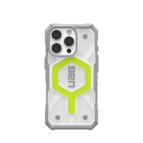 UAG Pathfinder Clear Magsafe iPhone 16 Pro Case Compatible with MagSafe - Green - Cell phone cases