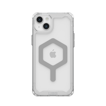 UAG Plyo MagSafe case for iPhone 15 Plus - transparent and silver - Cell phone cases and covers<<<HurtelXML