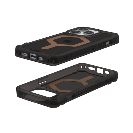 UAG Plyo MagSafe case for iPhone 15 Pro - black and brown - Cell phone cases and covers<<<HurtelXML