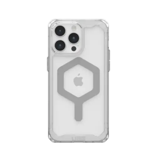 UAG Plyo MagSafe case for iPhone 15 Pro Max - transparent and silver - Cell phone cases and covers<<<HurtelXML