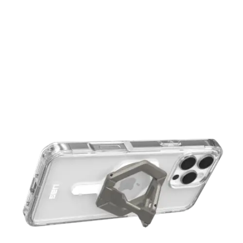 UAG Plyo Magsafe Case with Magnetic Ring Stand for iPhone 16 Pro Max - Titanium - Cell phone cases