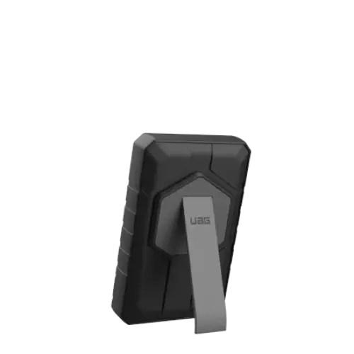 UAG Rugged 10K Powerbank - 10000 mAh with stand 10W wireless charging MagSafe compatible cable included - black