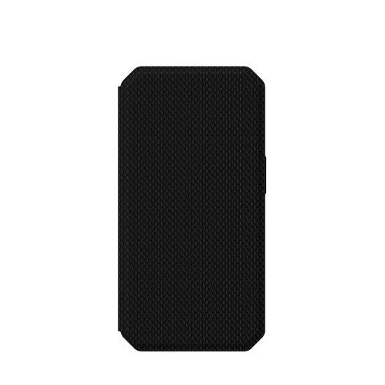 UAG Metropolis case for iPhone 14 Pro with flap - black kevlar
