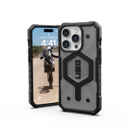UAG Pathfinder MagSafe case for iPhone 15 Pro - gray