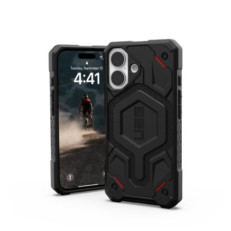 UAG Monarch Pro Case with Mag Safe for iPhone 16 - Black