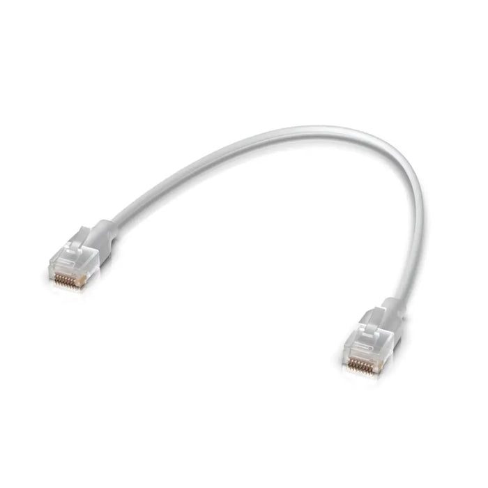 Ubiquiti UACC-Cable-Patch-EL-0.15M-W networking cable Translucent White Cat6 - PatchcableKGW-PAT<<<Cables jacks