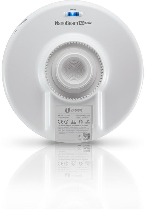 Access point UBIQUITI NanoBeam 5AC Gen 2 19 dBi White 450 Mbit/s