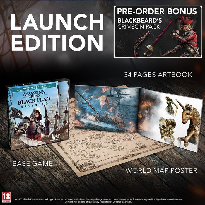 Assassin's Creed Black Flag Resynced Day1 Game (XBOX S)
