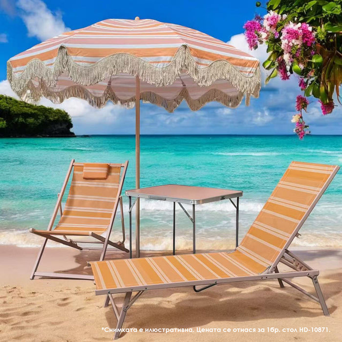 GARDEN CHAIR-CHAIR 92X61X92CM 4-POSITION UCAMP HD-10871