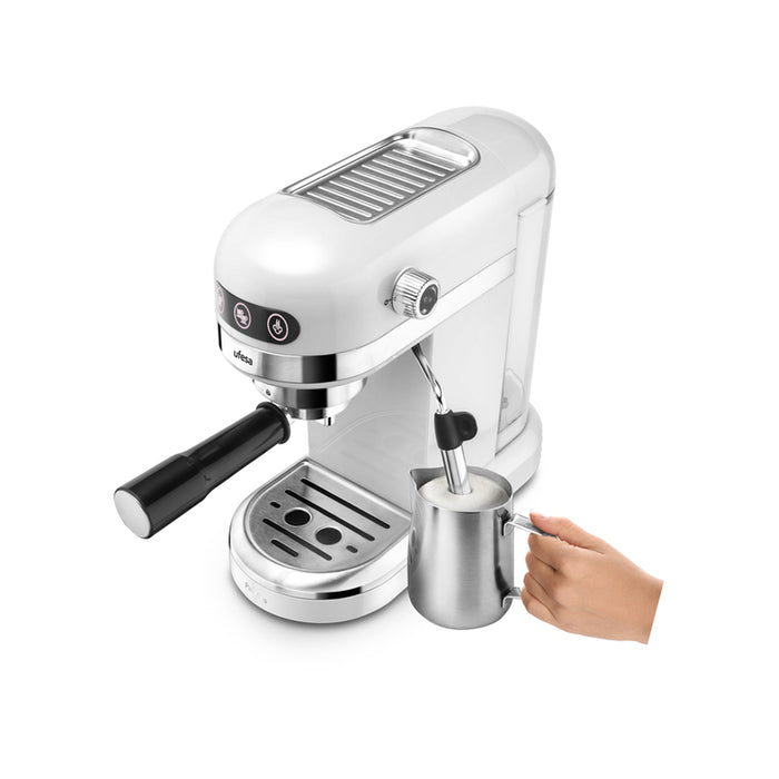 Coffee machine UFESA PALERMO WHITE 1.40 ml, 20.00 bar