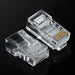 Ugreen 100x plug end RJ45 8P8C (UTP Cat. 5 / Cat. 5e) transparent (NW110) - Network cables<<<HurtelXML