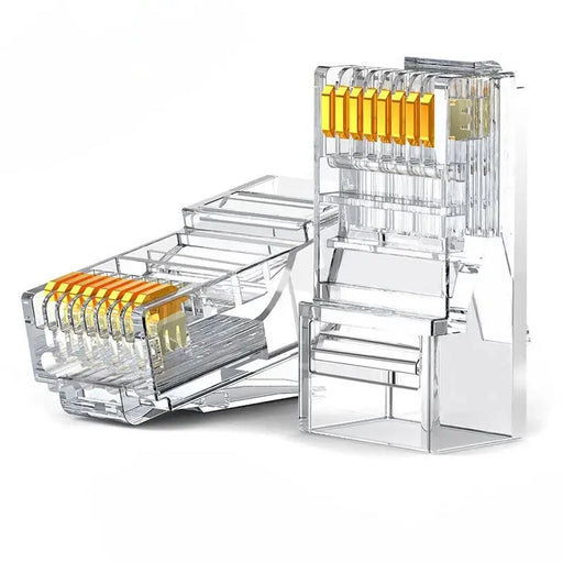 Ugreen 10x plug plug coupler end RJ45 8P8C Cat 6 transparent (50961) - Network cables<<<HurtelXML
