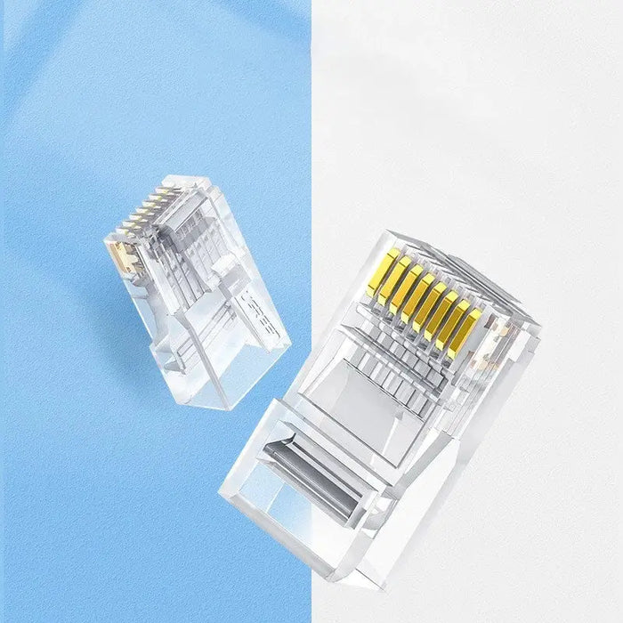Ugreen 10x plug plug coupler end RJ45 8P8C Cat 6 transparent (50961) - Network cables<<<HurtelXML