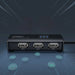 Ugreen 20264 RJ45 / USB-A 10/100Mbps HUB network adapter 3x USB-A 2.0 - black - USB hubs<<<HurtelXML