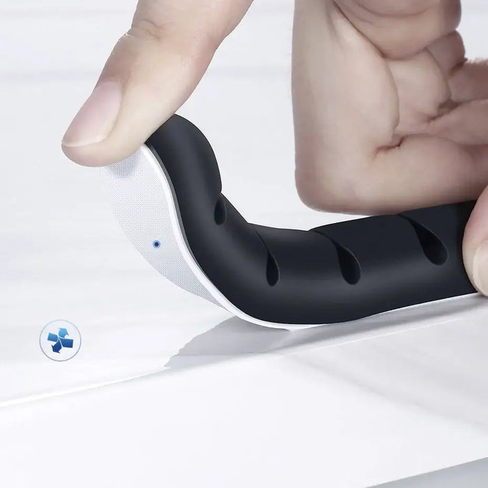 Ugreen 30762 self-adhesive organizer for 4 cables - black (2 pcs.) - Cable organizers<<<HurtelXML&&&Exhibition