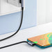 Ugreen 90° angled cable USB C - USB 2.0 480Mbps 3A 3m black (US176) - Cell phone cables<<<HurtelXML
