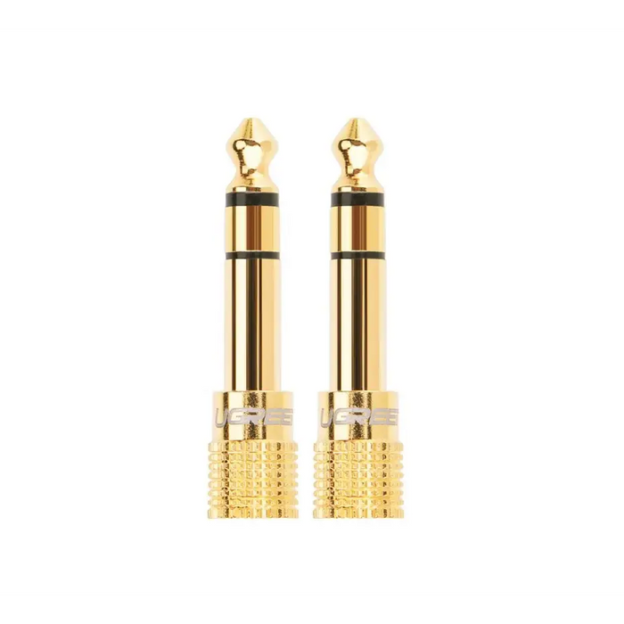 Ugreen adapter 3.5 mm mini jack to 6.3 mm jack adapter gold (20503) - Audio adapters<<<HurtelXML&&&Слушалки с