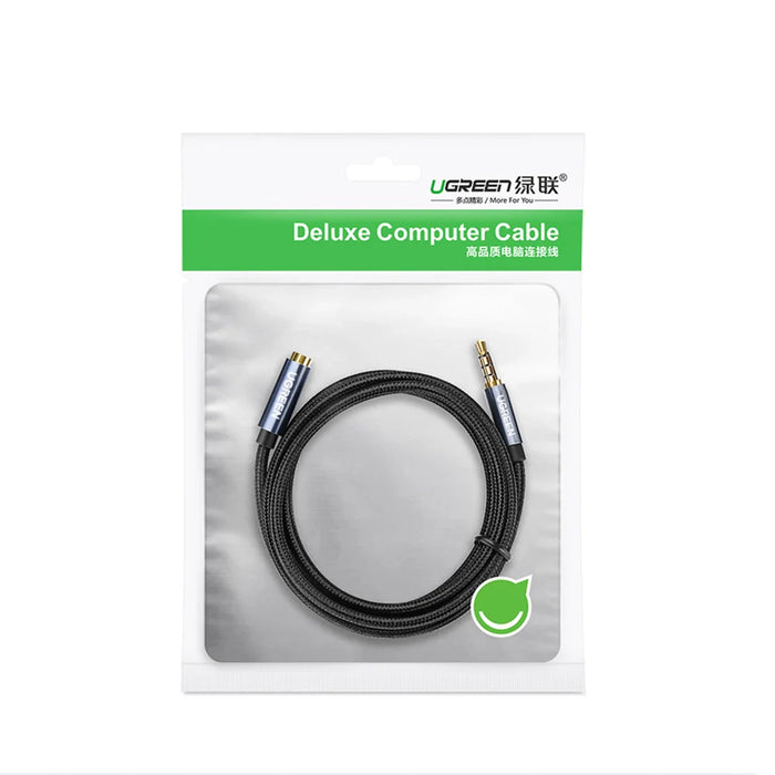 Ugreen adapter cable extension AUX mini jack 3.5 mm 1.5m blue (AV118) - Audio cables<<<HurtelXML