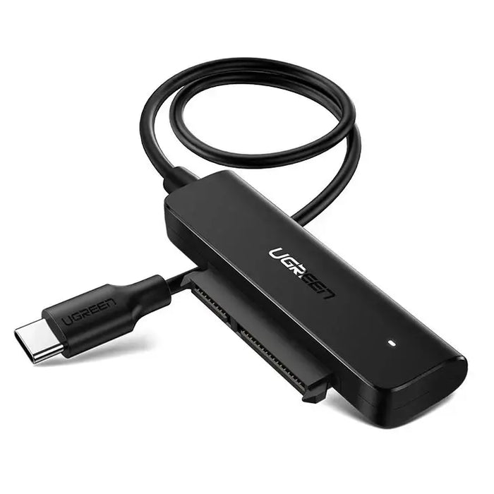 Ugreen adapter HDD SSD 2.5’’ SATA III 3.0 - USB Type C 3.2 Gen 1 (SuperSpeed USB 5 Gbps) black (70610 CM321) - Disk