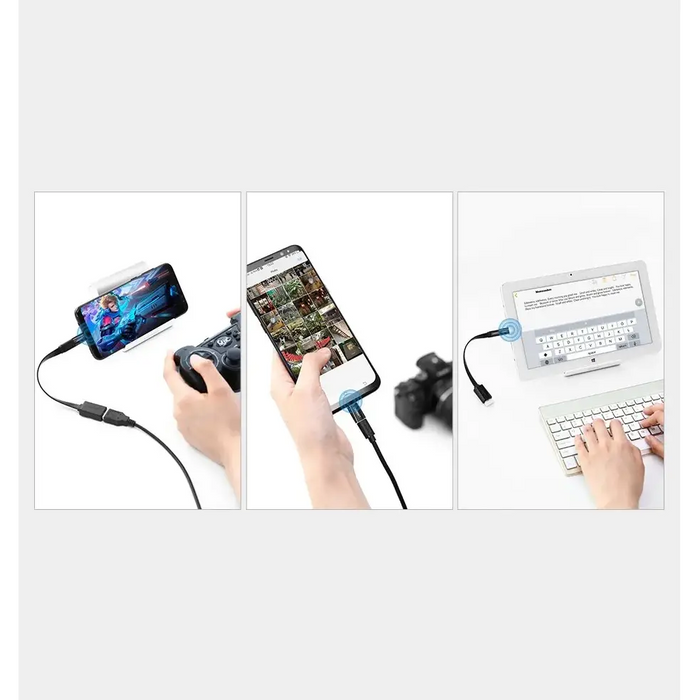Ugreen adapter micro USB to USB Type C adapter black (30391) - USB adapters<<<HurtelXML