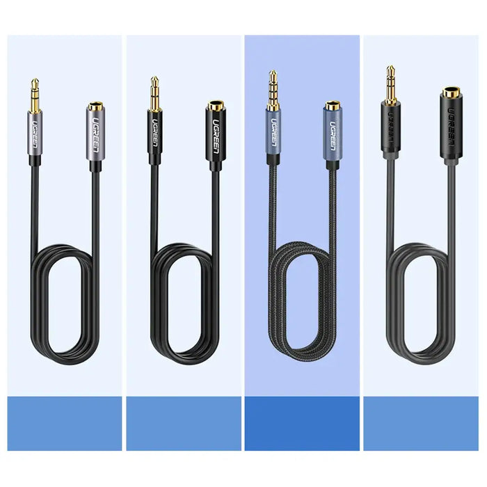 Ugreen adapter mini jack 3.5mm 0.5m blue (AV118) - Audio cables<<<HurtelXML