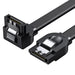 Ugreen angle SATA 3.0 cable 0.5m black (US217) - Disk adapters<<<HurtelXML