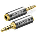 Ugreen audio adapter jack 2.5mm male to jack 3.5mm female black (20501) - Audio adapters<<<HurtelXML