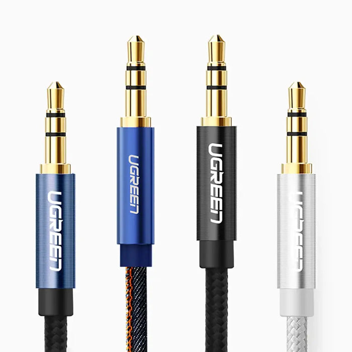 Ugreen audio cable 2 x mini jack 3.5mm 0.5m blue (AV112) - Audio cables<<<HurtelXML