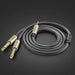 Ugreen audio cable mini jack 3.5 mm - 2 x jack 6.35 mm 2 m gray (AV126) - Audio cables<<<HurtelXML