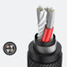 Ugreen AUX splitter for headphones and microphone 1 x male 3.5mm 2 x female 3.5mm 20cm black (AV192 50254) - Audio