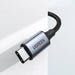 Ugreen AUX stereo audio cable 3.5 mm mini jack - USB Type C for tablet phone 1m black (CM450 20192) - Audio