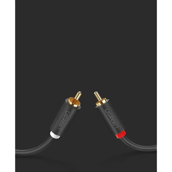 Ugreen AV104 10518 audio cable 2RCA (male) / 2RCA (male) 2m - gray - Audio cables<<<HurtelXML