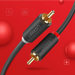 Ugreen AV104 10518 audio cable 2RCA (male) / 2RCA (male) 2m - gray - Audio cables<<<HurtelXML
