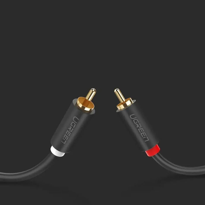 Ugreen AV104 10519 audio cable 2RCA (male) / 2RCA (male) 3m - gray - Audio cables<<<HurtelXML