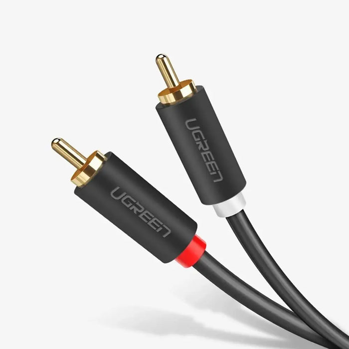 Ugreen AV104 10519 audio cable 2RCA (male) / 2RCA (male) 3m - gray - Audio cables<<<HurtelXML