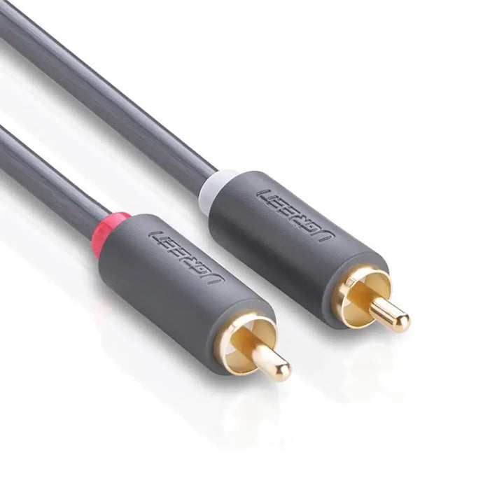 Ugreen AV104 10519 audio cable 2RCA (male) / 2RCA (male) 3m - gray - Audio cables<<<HurtelXML