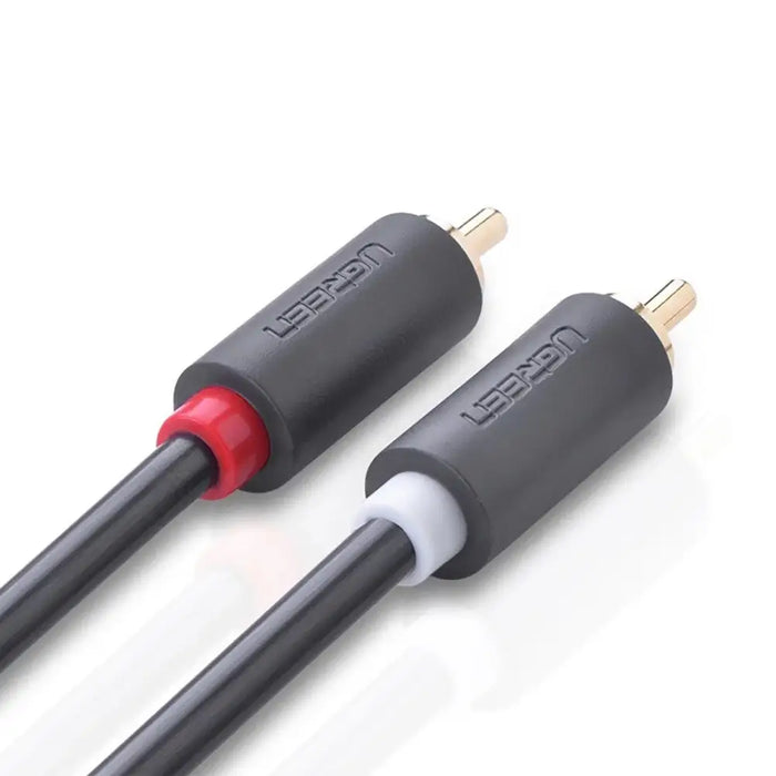 Ugreen AV104 10519 audio cable 2RCA (male) / 2RCA (male) 3m - gray - Audio cables<<<HurtelXML