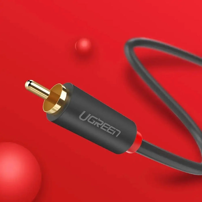 Ugreen AV104 10519 audio cable 2RCA (male) / 2RCA (male) 3m - gray - Audio cables<<<HurtelXML