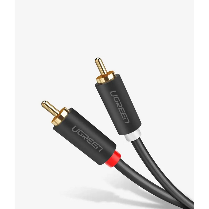 Ugreen AV104 10520 audio cable 2RCA (male) / 2RCA (male) 5m - gray - Audio cables<<<HurtelXML