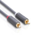 Ugreen AV104 30747 audio cable 2RCA (male) / 2RCA (male) 1m - gray - Audio cables<<<HurtelXML