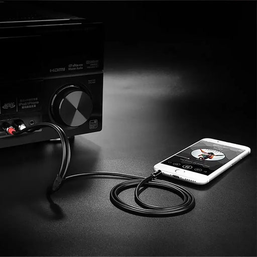 Ugreen AV116 10584 audio mini jack cable 3.5 mm (male) / 2RCA (male) 2m - black - Audio cables<<<HurtelXML