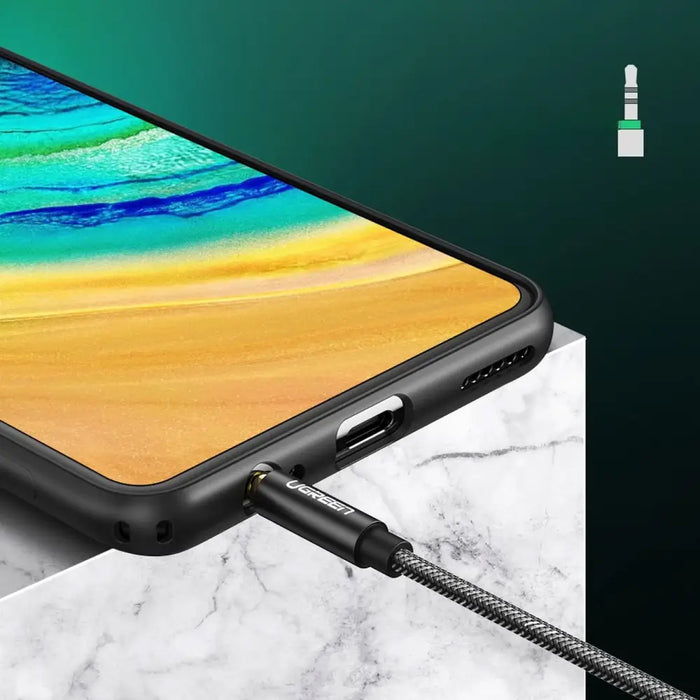 Ugreen AV123 headphone cable 3.5 mm minijack (male) - 2x 3.5 mm minijack (female) - black - Audio cables<<<HurtelXML