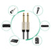 Ugreen AV128 10639 mono TS cable 6.35mm jack / 6.35mm jack 3m - gray - Audio cables<<<HurtelXML