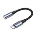 Ugreen AV161 adapter for headphones mini jack 3.5 mm (female) / USB-C (male) 10 cm - gray - USB adapters<<<HurtelXML