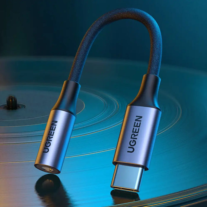Ugreen AV161 adapter for headphones mini jack 3.5 mm (female) / USB-C (male) 10 cm - gray - USB adapters<<<HurtelXML