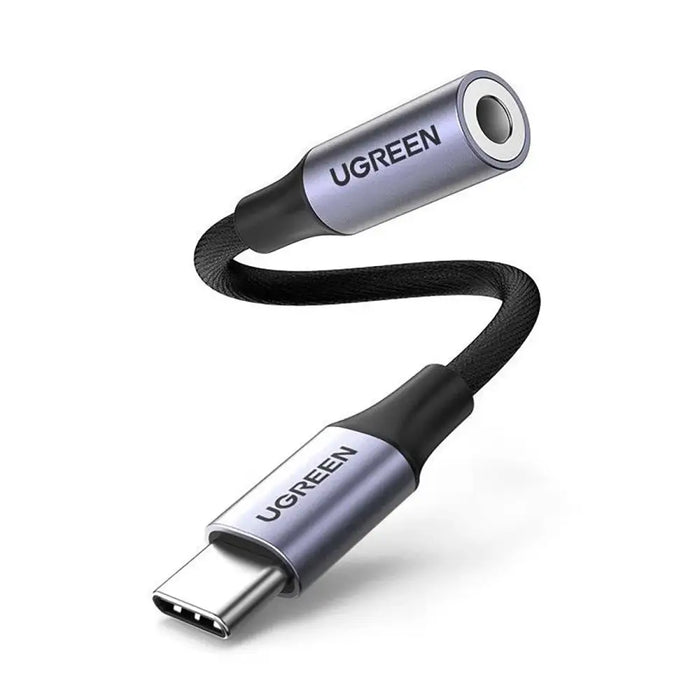 Ugreen AV161 adapter for headphones mini jack 3.5 mm (female) / USB-C (male) 10 cm - gray - USB adapters<<<HurtelXML