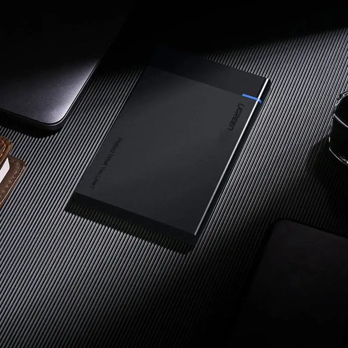 Ugreen bay for HDD SSD disk housing 2.5 ’’ SATA USB 3.2 Gen 1 (5 Gbps) micro USB SuperSpeed + 0.5 m cable black (US221