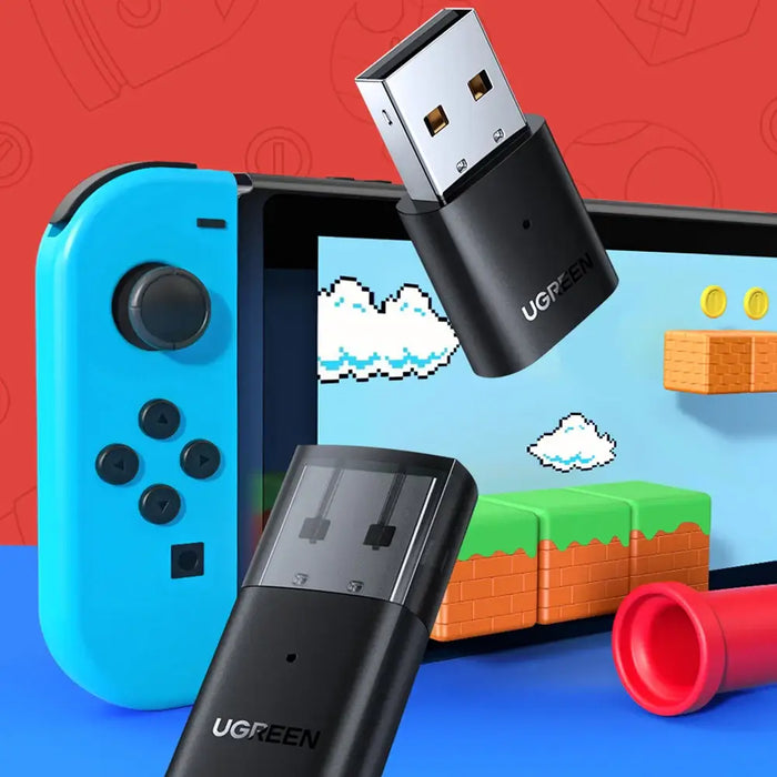 Ugreen bluetooth adapter for Playstation / Nintendo Switch headphones black (CM408) - Gaming accessories<<<HurtelXML