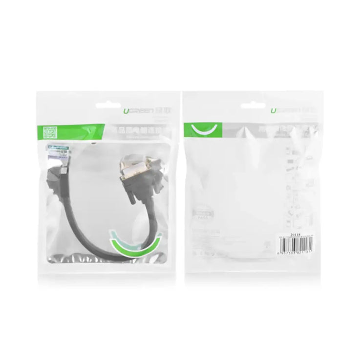 Ugreen cable adapter cable DVI (male) - HDMI (female) 0.15m black (20118) - Video cables<<<HurtelXML