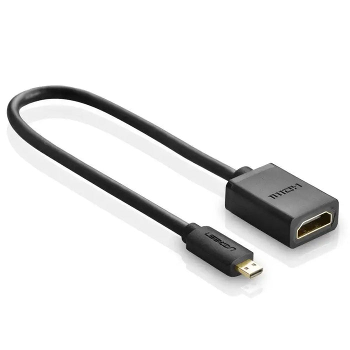 Ugreen cable adapter cable HDMI adapter - micro HDMI 19 pin 20cm black (20134) - Video cables<<<HurtelXML